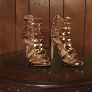 Gold heels